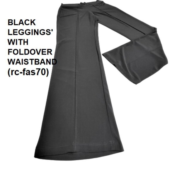 𝅺WOMEN'S Black Leggings  Size S Size M - Picture 3 of 10